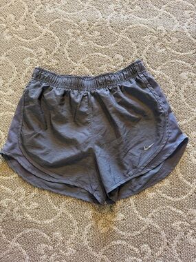 Nike Women's Slate Gray Athletic Running Shorts